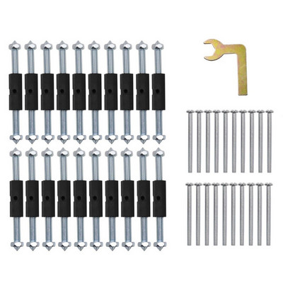 86 tipa sienas slēdža kasete Apakšējā korpusa bojājumu novēršanas instrumenti Regulējama garuma kronšteins Stieņa sviras ligzdas skrūve ar uzgriežņu atslēgu
