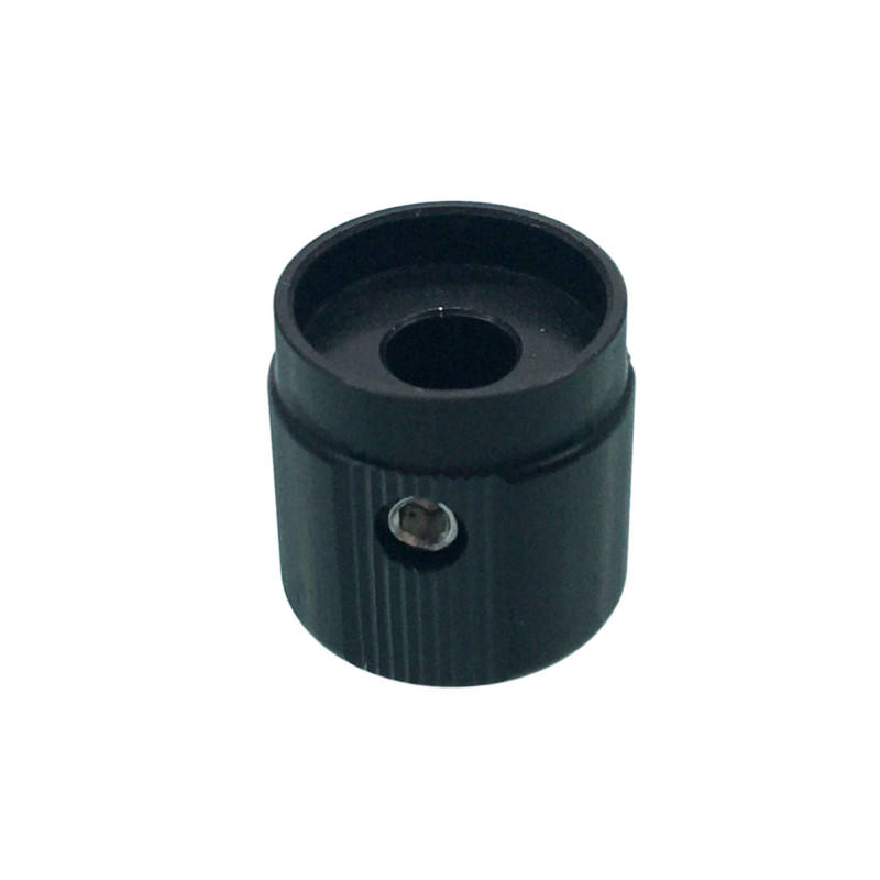 1 tk tipptasemel alumiiniumist nupuga potentsiomeetri nupp 17 * 17 * 6 mm helitugevuslüliti pöördkodeerija nupud hõbedane/must/kuldne