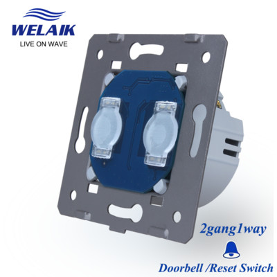 WELAIK EU 220V suhi kontakt za resetiranje zvona na vratima, dijelovi zidnog prekidača na dodir, neovisno opterećenje, 1 grupa, 1 smjer A911-IH