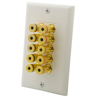 Uue disainiga vasest metallist vedruklambri stiilis kodukinosüsteem 1,0 2,0 4,0 5,0 5,1 7,1 7,2 8,2 9,0 kõlari seinaplaat