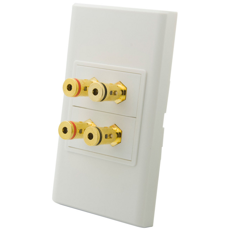 Uue disainiga vasest metallist vedruklambri stiilis kodukinosüsteem 1,0 2,0 4,0 5,0 5,1 7,1 7,2 8,2 9,0 kõlari seinaplaat