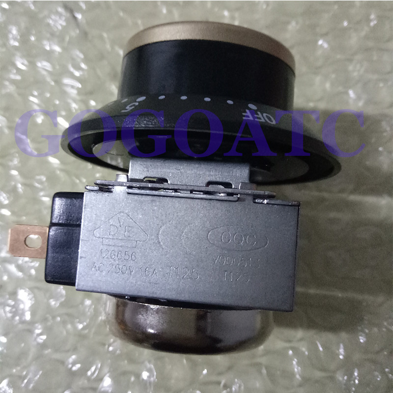 Kellataimeriga, riisi aurutava auto valguslainekapi taimeri lülitiga, 30 minuti valikunupp