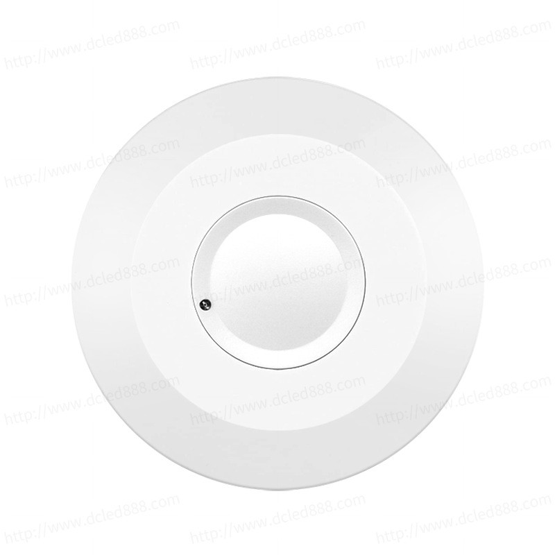 Mikroviļņu sensora slēdzis Sensora korpusa kustības detektors 5,8 GHz regulējams iebūvēts mikroviļņu radara gaismas slēdzis koridora sensoram