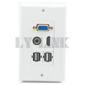 VGA, 1 port HDMI, 1 port 3,5 mm audio i 2 porta USB zidna ploča sa ženskim na ženski konektor