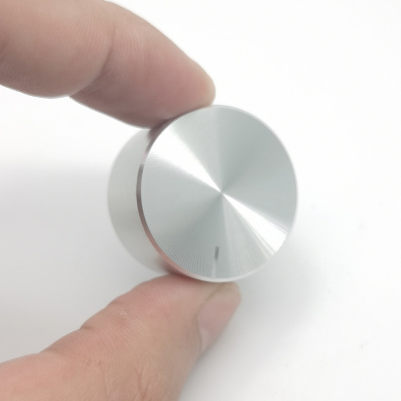 1 tk 30x17 mm alumiiniumsulamist potentsiomeetri nupu korgi kodeerija helitugevuse reguleerimise heli nupp 6 mm võlli augu nupu jaoks