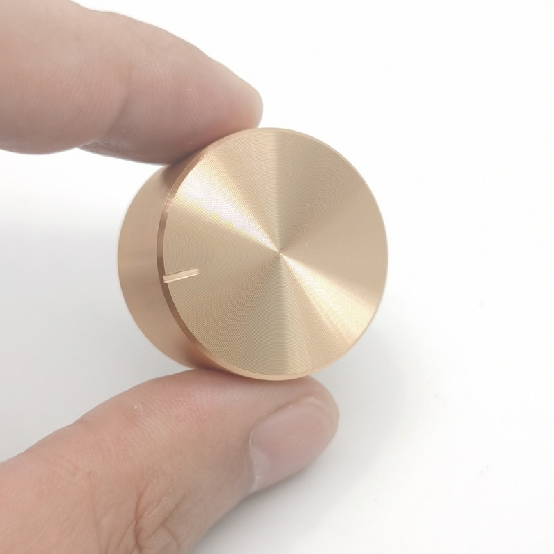 1 tk 30x17 mm alumiiniumsulamist potentsiomeetri nupu korgi kodeerija helitugevuse reguleerimise heli nupp 6 mm võlli augu nupu jaoks