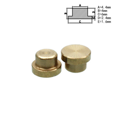 2 komada čvrste bakrene kapice s tipkama prekidača za napajanje 6x3,7 mm 6x4 mm 7x3,2 mm Taktilne kapice s tipkama za prekidače