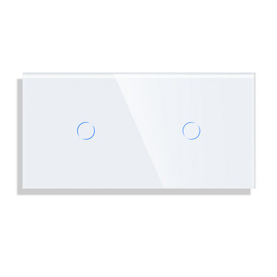 Bingoelec Switch Stikla Panelis Tikai 158mm 2/4/6Gang Pearl White Black Gloden Sienas slēdža funkcijas daļai DIY ar metāla rāmi