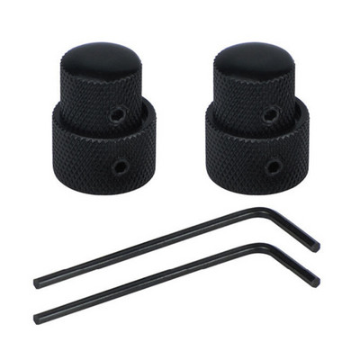 2 kompleta dvostrukih koncentričnih naslaganih upravljačkih prekidača, električnih bas gitara crna, srebrna, zlatna za pribor za gitaru, dijelovi za gitaru