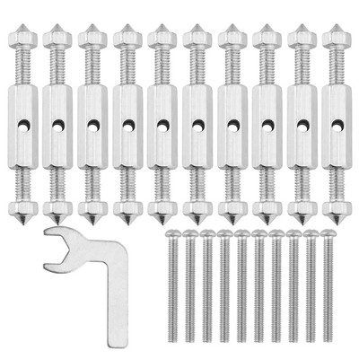 10 kom. 86 tip zidnog prekidača kazeta donjeg kućišta Alati za popravak oštećenja Nosač podesive duljine Poluga Utičnica Vijak