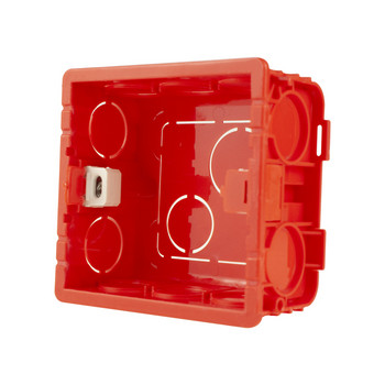 Инсталиране на съединителна кутия Avoir Тъмна кутия Стенен контакт Превключвателна кутия 86 тип 40 мм дълбока задна кутия Бяла Червена Синя пластмасова кутия за окабеляване