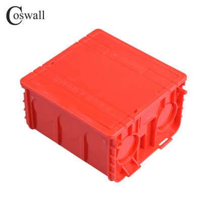 Kutija za unutarnju ugradnju tipa Coswall 86 sa slijepim poklopcem za zidnu ploču otporan na prašinu Razlikuje slabu i jaku struju