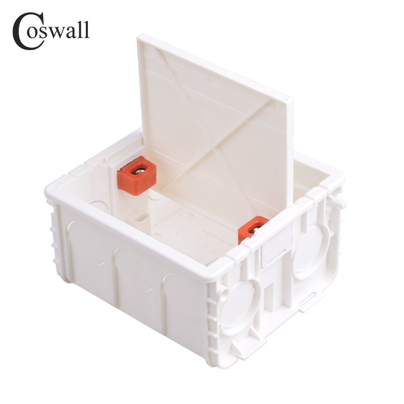 Kutija za unutarnju ugradnju tipa Coswall 86 sa slijepim poklopcem za zidnu ploču otporan na prašinu Razlikuje slabu i jaku struju