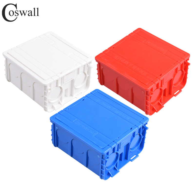 Kutija za unutarnju ugradnju tipa COSWALL 86 sa slijepim poklopcem za zidnu ploču otporan na prašinu Razlikuje slabu i jaku struju