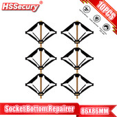 10 tk kassetiparandaja tume kast 86 mm tume kasti seinapistiku ühenduslüliti põhja karbi tugi Fikseeritud varda elektritarvikud