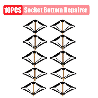 10 tk kassetiparandaja tume kast 86 mm tume kasti seinapistiku ühenduslüliti põhja karbi tugi Fikseeritud varda elektritarvikud