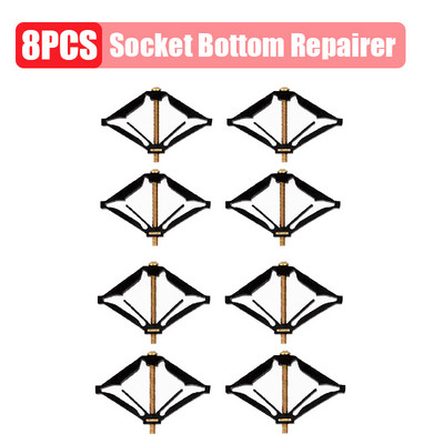 10 tk kassetiparandaja tume kast 86 mm tume kasti seinapistiku ühenduslüliti põhja karbi tugi Fikseeritud varda elektritarvikud