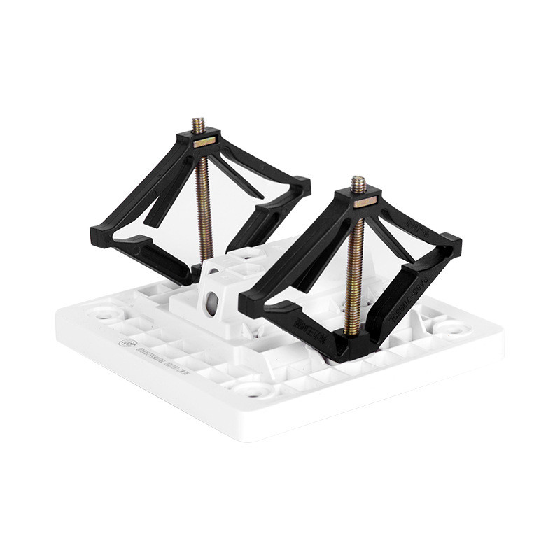 10 tk kassetiparandaja tume kast 86 mm tume kasti seinapistiku ühenduslüliti põhja karbi tugi Fikseeritud varda elektritarvikud