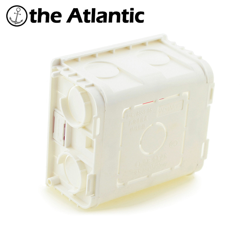 Montažna kutija Kazetna sklopka Utičnica Razvodna kutija Skrivena skrivena unutarnja montažna kutija Tip unutarnje kutije 86mm*86mm Bijela