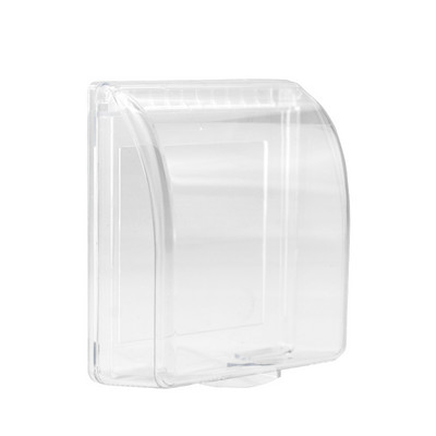 Neperšlampama dėžė Dulkių nepraleidžianti apsauginis dangtelis Universalus sieninis lizdas, jungiklio plokštės išleidimo angos durų varpelio dėžutė 86 tipo purslams atspari dėžutė