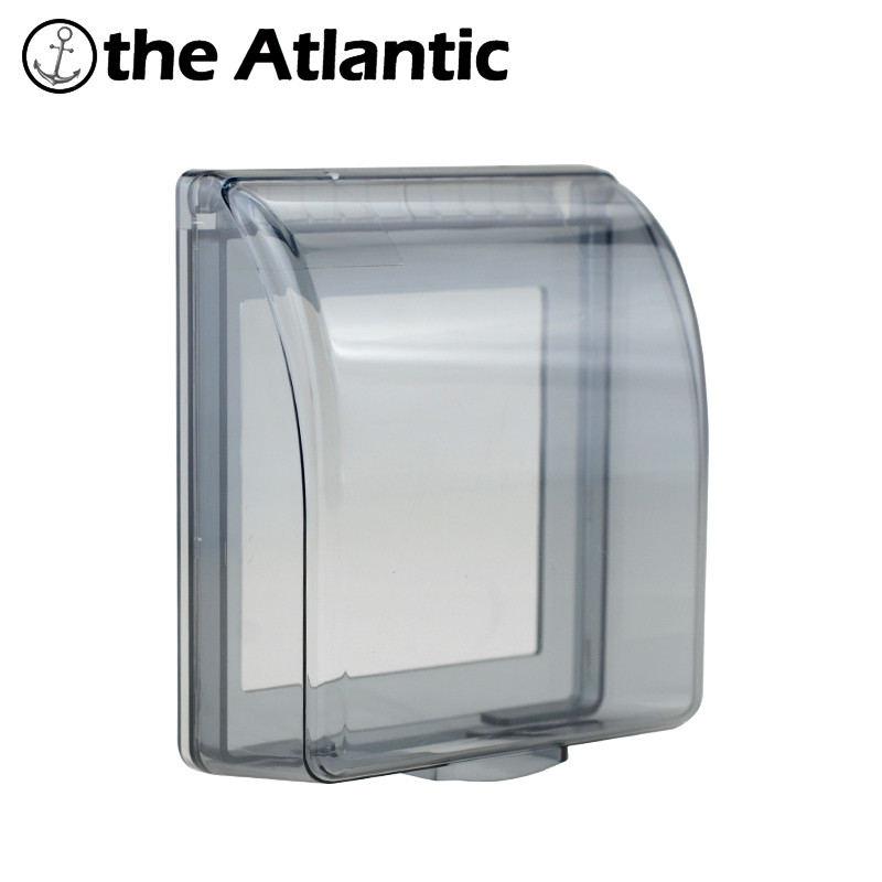 Neperšlampama dėžė Dulkių nepraleidžianti apsauginis dangtelis Universalus sieninis lizdas, jungiklio plokštės išleidimo angos durų varpelio dėžutė 86 tipo purslams atspari dėžutė