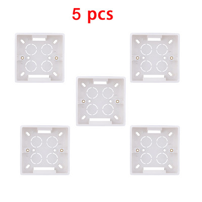SANDIY Zidna kutija Nadgradna montaža Prekidač svjetiljke Utičnica 86mm*35mm Vrsta Vanjska primjena Vanjska bijela razvodna kutija