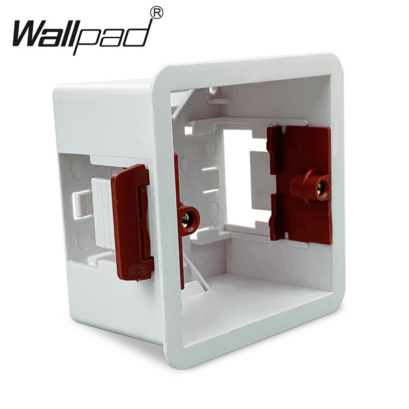 50 mm dziļa sausā oderējuma kaste ģipškartona plākšņu ģipškartona UK standarta 3 * 3 slēdža 47 mm dziļuma montāžas kaste, kas piemērota 4-21 mm biezai sienai