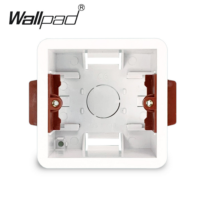 50 mm dziļa sausā oderējuma kaste ģipškartona plākšņu ģipškartona UK standarta 3 * 3 slēdža 47 mm dziļuma montāžas kaste, kas piemērota 4-21 mm biezai sienai