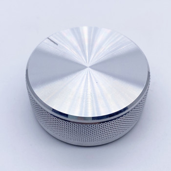 48*19 мм потенциометър от алуминиева сплав Енкодер Капачка за аудио копче за контрол на силата на звука за копче с отвор на 6 мм вал (диаметър на назъбен вал/D-ос)