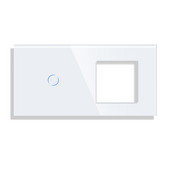 Bingoelec rūdīta stikla panelis ar ligzdas rāmi 86*157mm tikai vairumtirdzniecībai