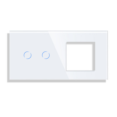 Bingoelec rūdīta stikla panelis ar ligzdas rāmi 86*157mm tikai vairumtirdzniecībai