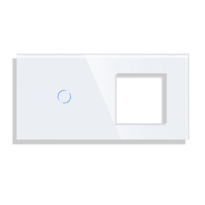 Bingoelec rūdīta stikla panelis ar ligzdas rāmi 86*157mm tikai vairumtirdzniecībai