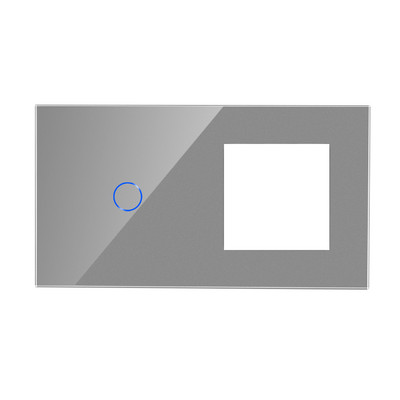 Bingoelec rūdīta stikla panelis ar ligzdas rāmi 86*157mm tikai vairumtirdzniecībai