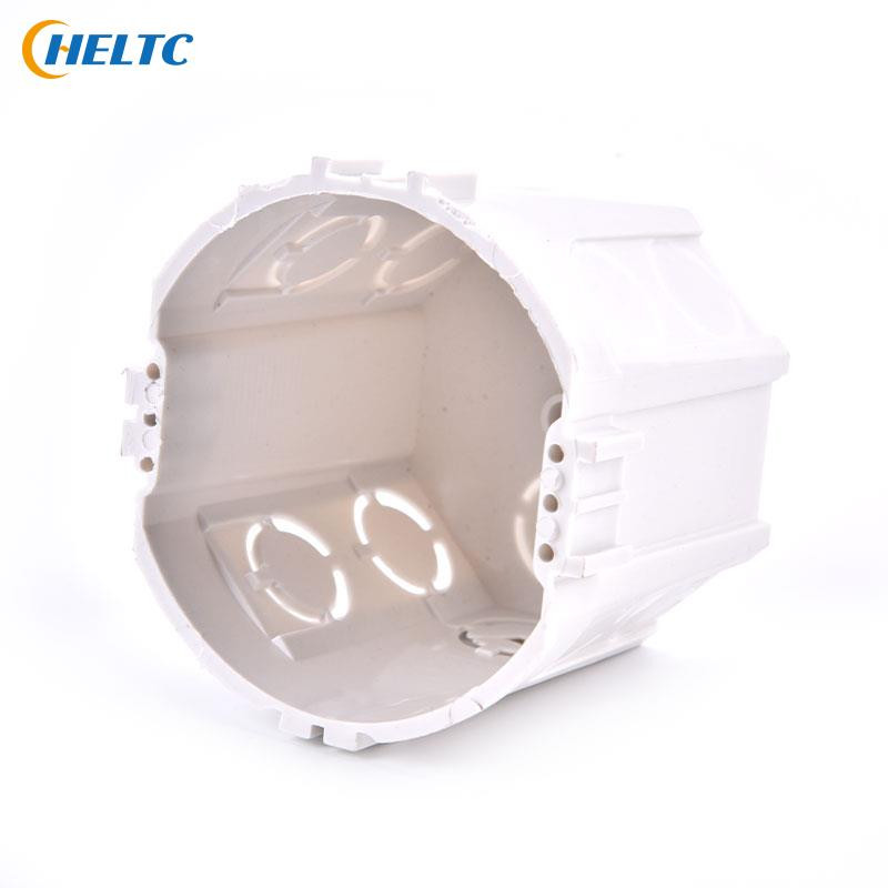 Nova EU montažna kutija Zidna unutarnja kutija Unutarnja kazeta Bijela kutija za EU standardne prekidače i utičnice