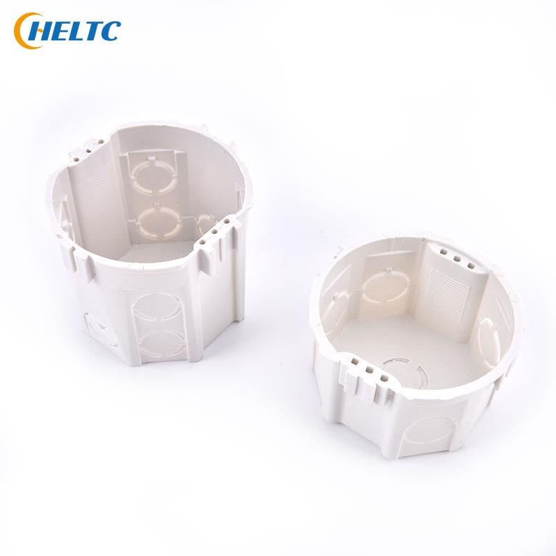 Nova EU montažna kutija Zidna unutarnja kutija Unutarnja kazeta Bijela kutija za EU standardne prekidače i utičnice