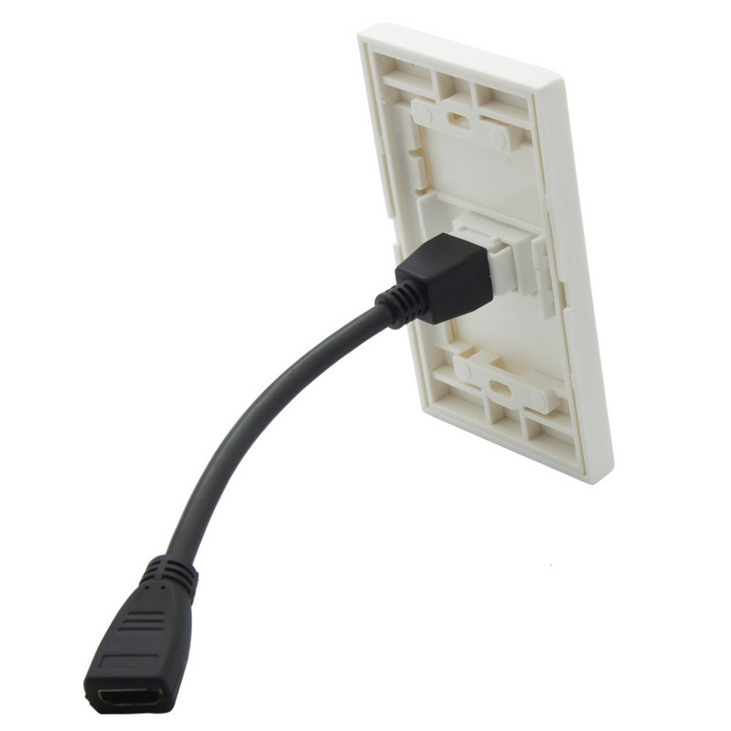 1 grupa bez skrūves 1 porta HDMI sienas plāksne