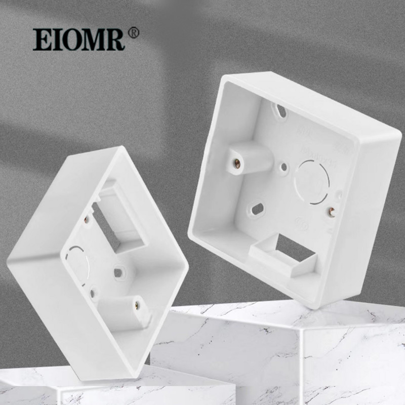 Badu.bg EIOMR Socket Switch Box Външна монтажна кутия 86mm*86mm*35mm за ...