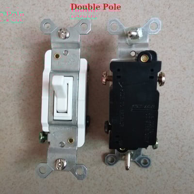 1-bitine Ameerika standardne väljatõmmatav lülitipaneel 15A American Retro Switch 120 UL seinalüliti auto lüliti