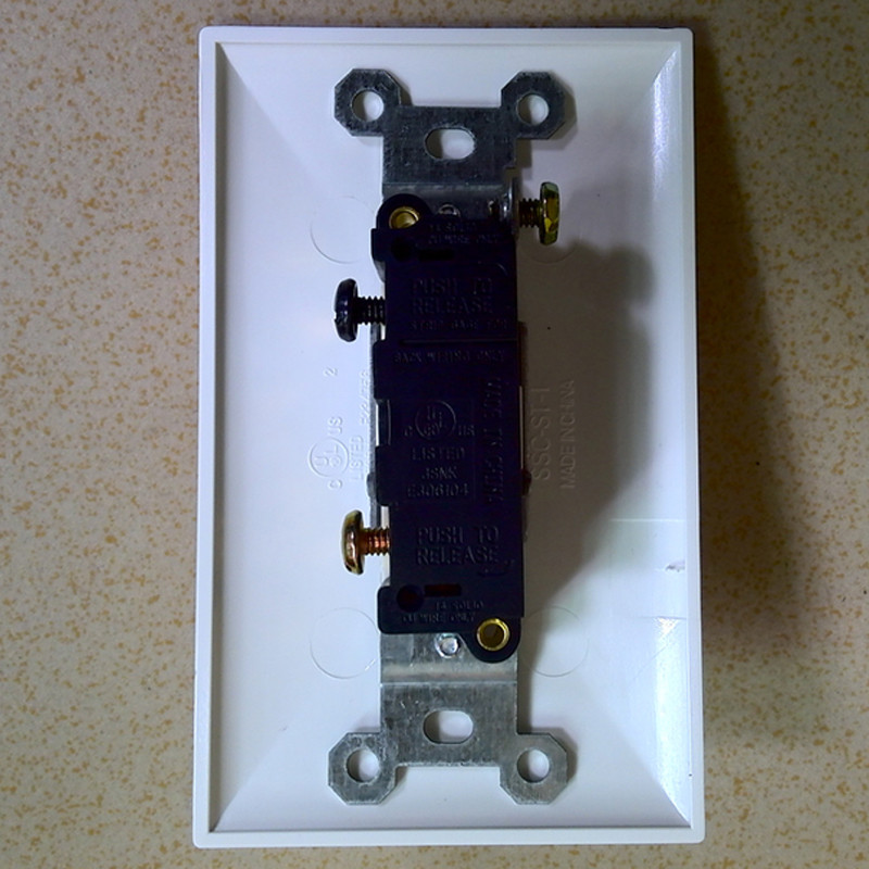 1-bitine Ameerika standardne väljatõmmatav lülitipaneel 15A American Retro Switch 120 UL seinalüliti auto lüliti