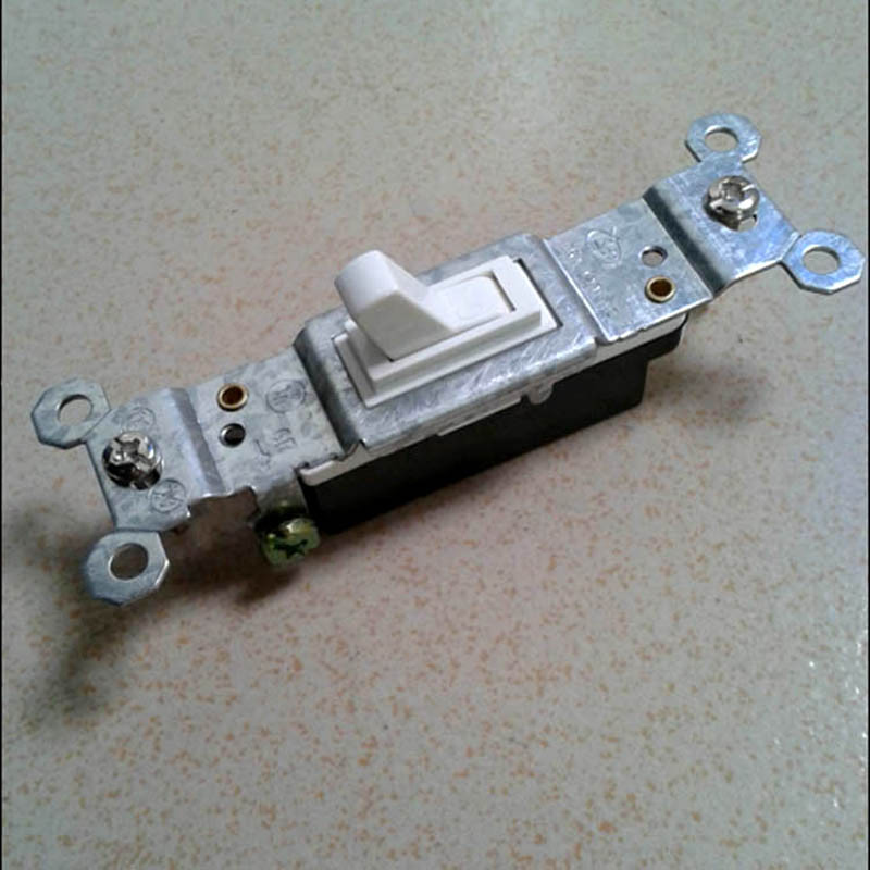 1-bitine Ameerika standardne väljatõmmatav lülitipaneel 15A American Retro Switch 120 UL seinalüliti auto lüliti