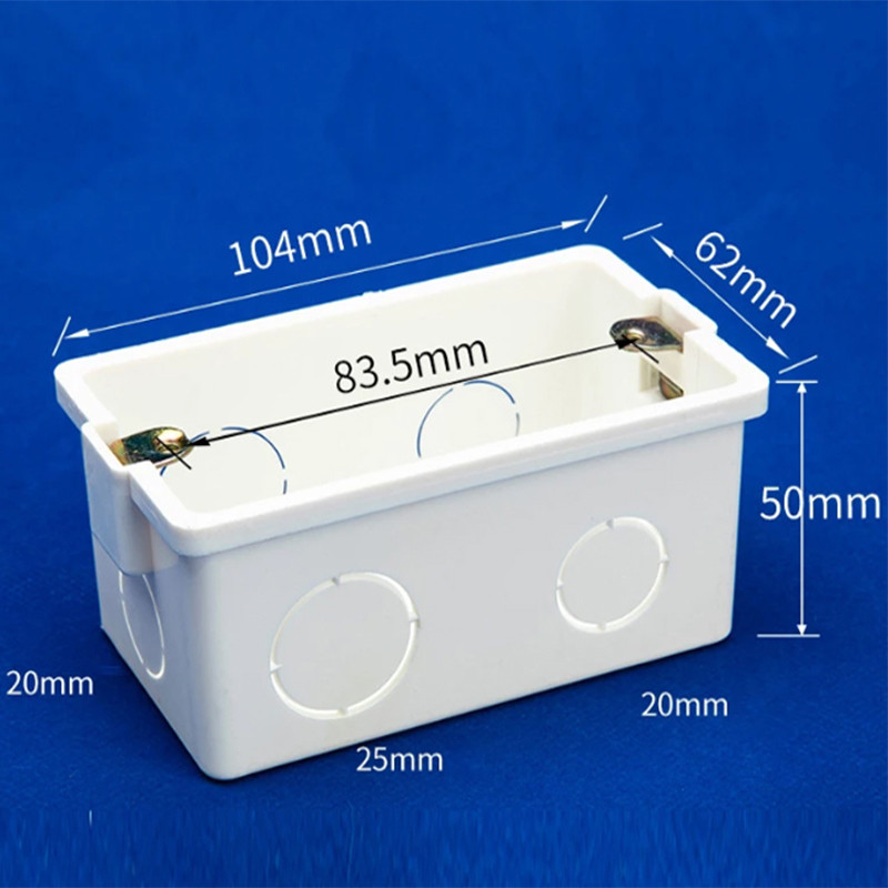 ASV standarta slēdža apakšējās kārbas ugunsdroša materiāla padziļināta slēdžu kārba poraina izejas kārba