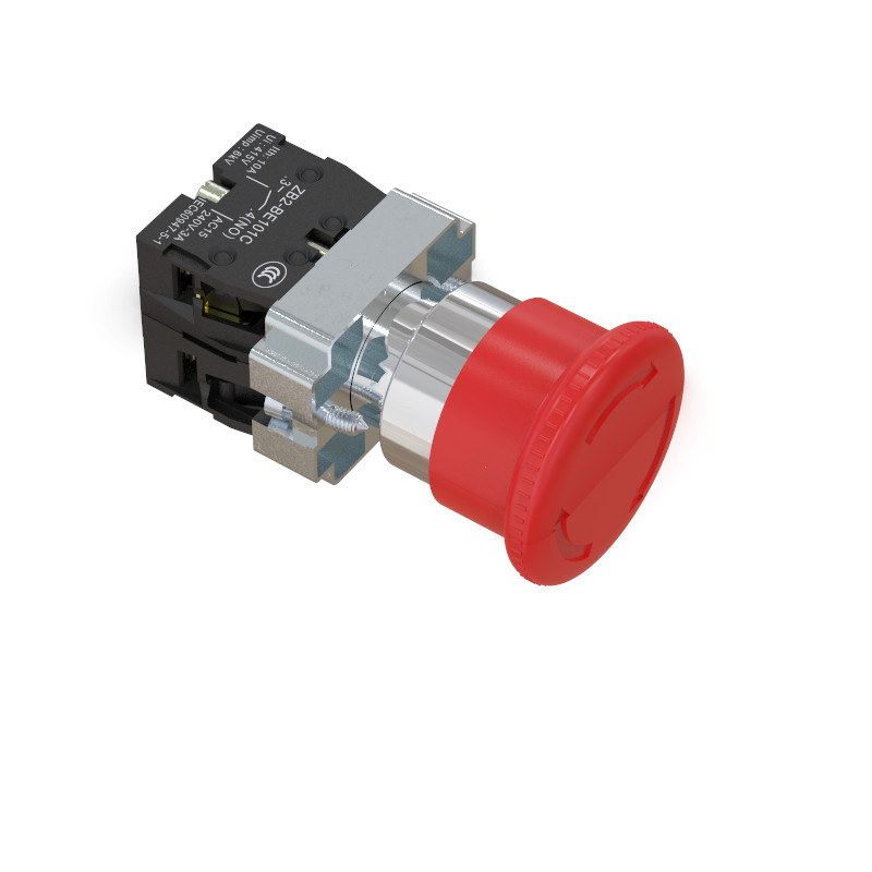 Prekidač za zaustavljanje u nuždi ZB2 BE102C (NC) Kontaktni blok ZB2 BE101C (NO) Pritisnite za otvaranje, okrenite za resetiranje