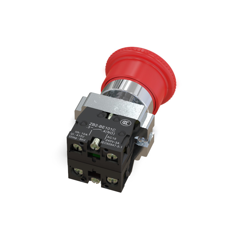 Prekidač za zaustavljanje u nuždi ZB2 BE102C (NC) Kontaktni blok ZB2 BE101C (NO) Pritisnite za otvaranje, okrenite za resetiranje