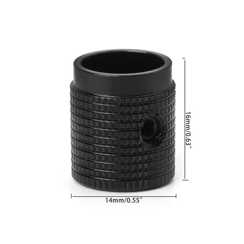 14x16mm 14x16mm potenciometra kloķa vāciņš skaļuma kontroles alumīnija kodētāja multivides skaļruņa rezerves daļas HIFI audio pastiprinātājam