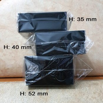 Premium Baking Black 35/40/52 mm Кутия за монтаж на превключвател Повърхност на стената Разклонителна кутия, гнездо Кутия за външен монтаж
