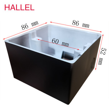 Premium Baking Black 35/40/52 mm Кутия за монтаж на превключвател Повърхност на стената Разклонителна кутия, гнездо Кутия за външен монтаж