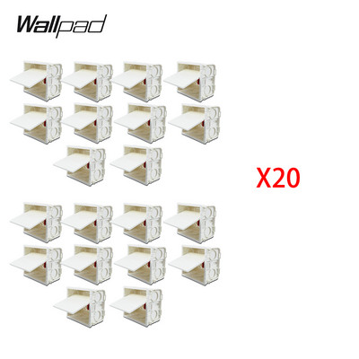 Unutarnja montaža 86*86 mm Kutija za zidnu kutiju za neželjenu žicu sa slijepim poklopcem s praznom pločom Otporan na prašinu za poklopac poklopca utičnice prekidača Otporan na vatru