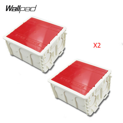 Unutarnja montaža 86*86 mm Kutija za zidnu kutiju za neželjenu žicu sa slijepim poklopcem s praznom pločom Otporan na prašinu za poklopac poklopca utičnice prekidača Otporan na vatru