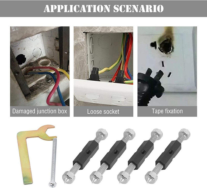 Eagles kasešu remonta ierīces elektriskās kārbas remonts 86/118 tips sienas slēdža ligzda Universālās izejas kārbas remonta piederumi