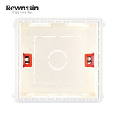 Posuda s kasetom za prekidače za utičnice Pribor za prekidače Razvodna kutija 86 mm * 86 mm * 50 mm za prekidač i utičnicu tipa 86 Bijela Crvena Plava